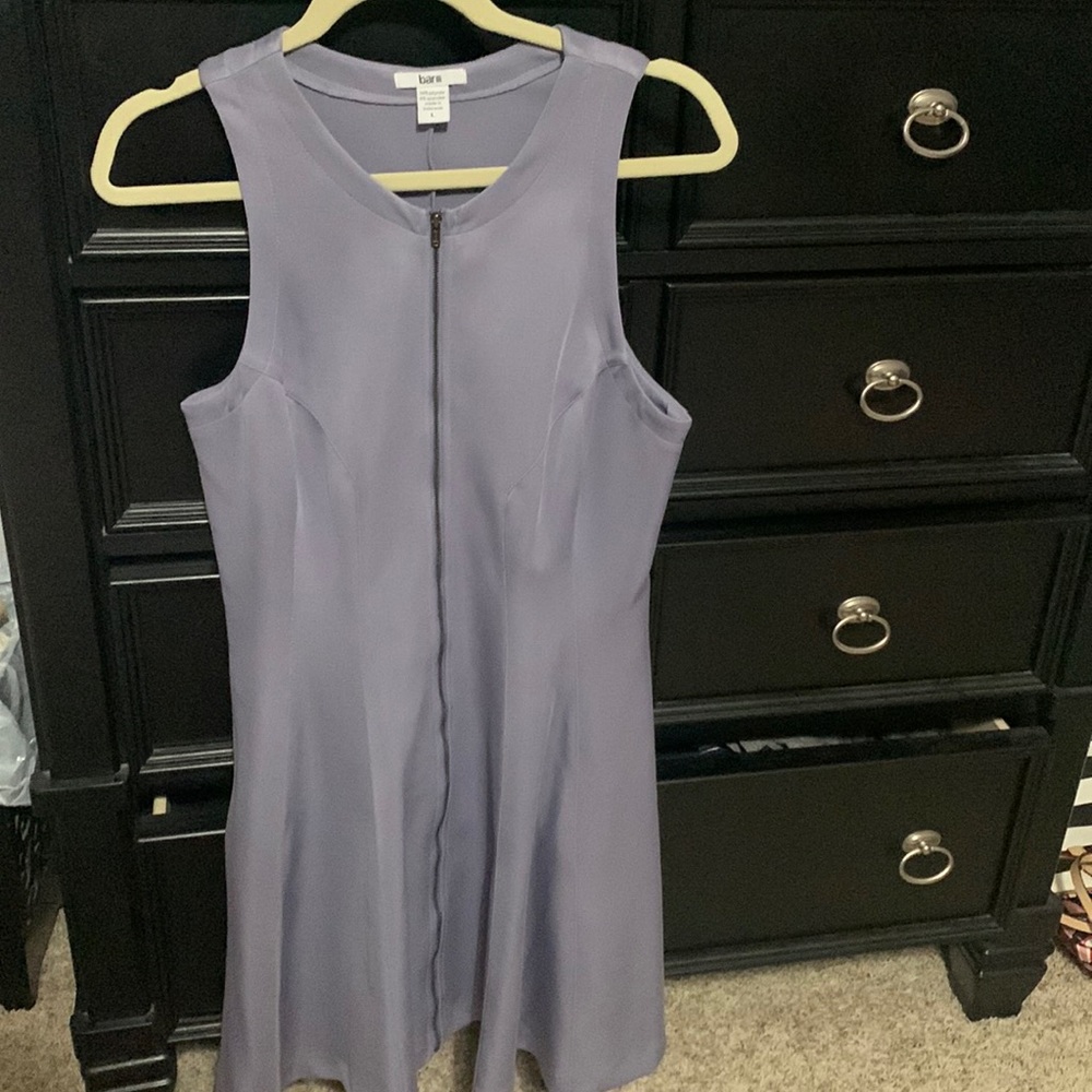 Purple bar III zip up dress